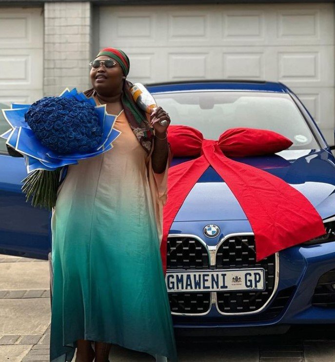 Gogo Maweni’s Luxury Car Collection Grows as She Adds Another Brand-New Ride